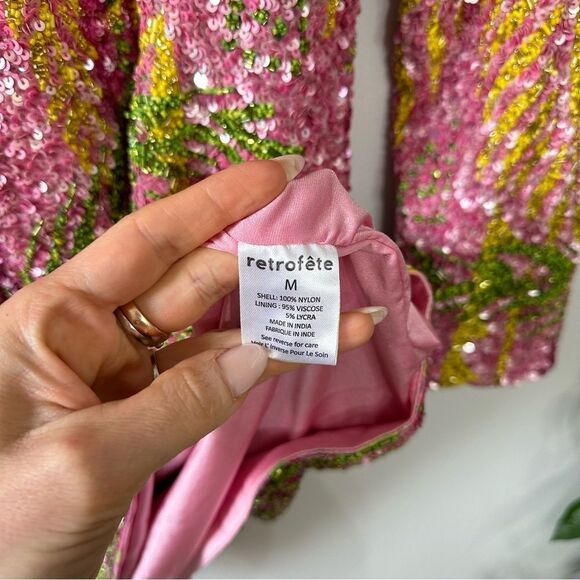 Retrofete Nikki Sequin-embellished Mini Dress - Picture 5 of 8